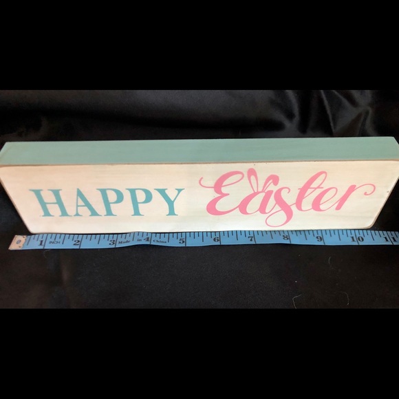 NWT (2) Pc. Easter/Spring Reversible Block Set, New - Picture 9 of 16